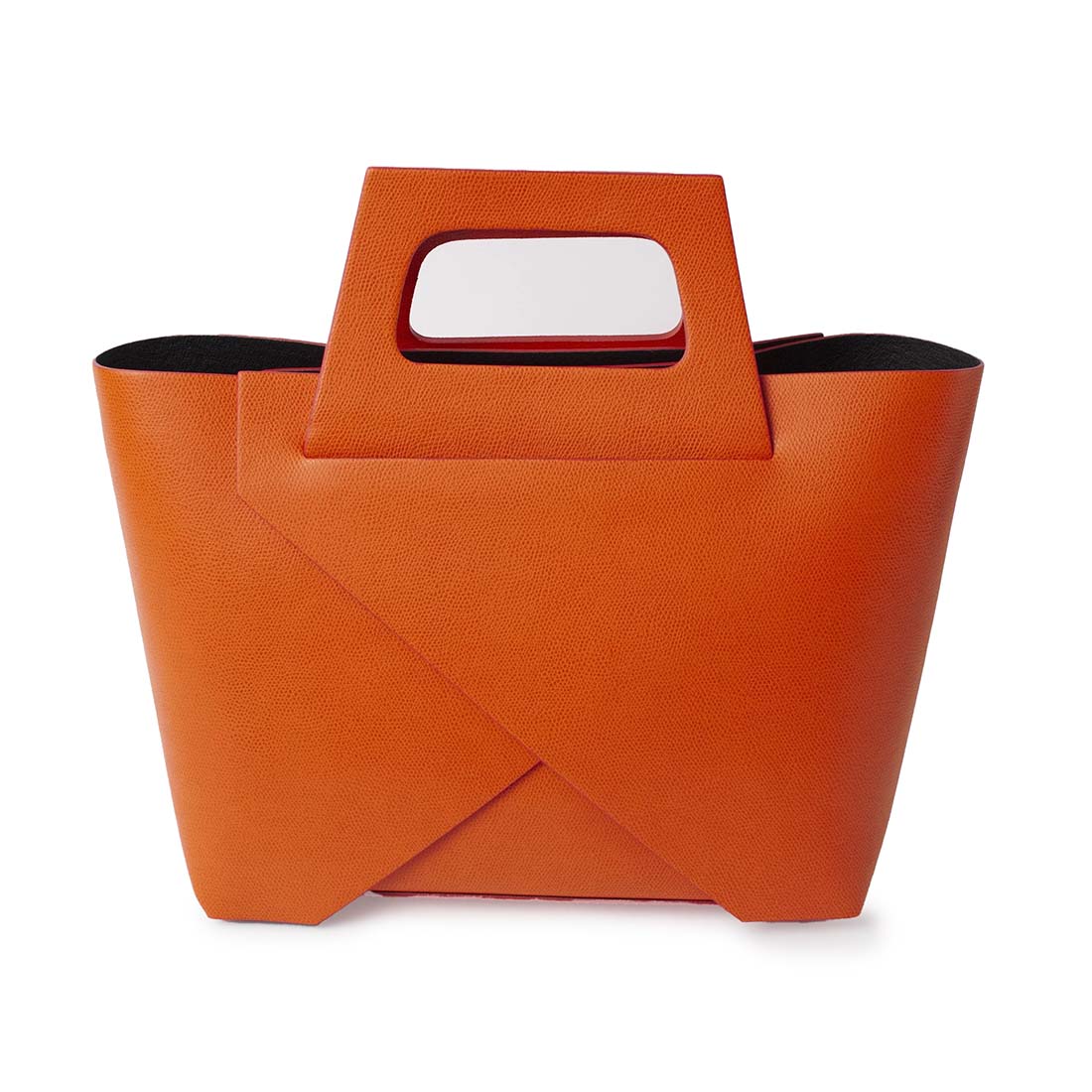 Orange Bassano Italian Leather Bag