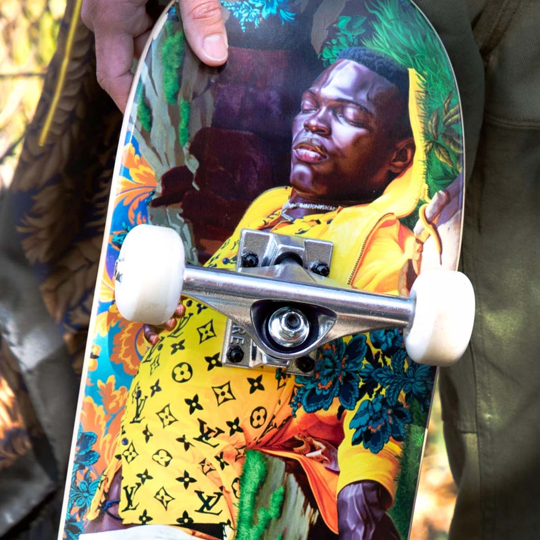 Kehinde Wiley Femme Piquée Skateboard Deck