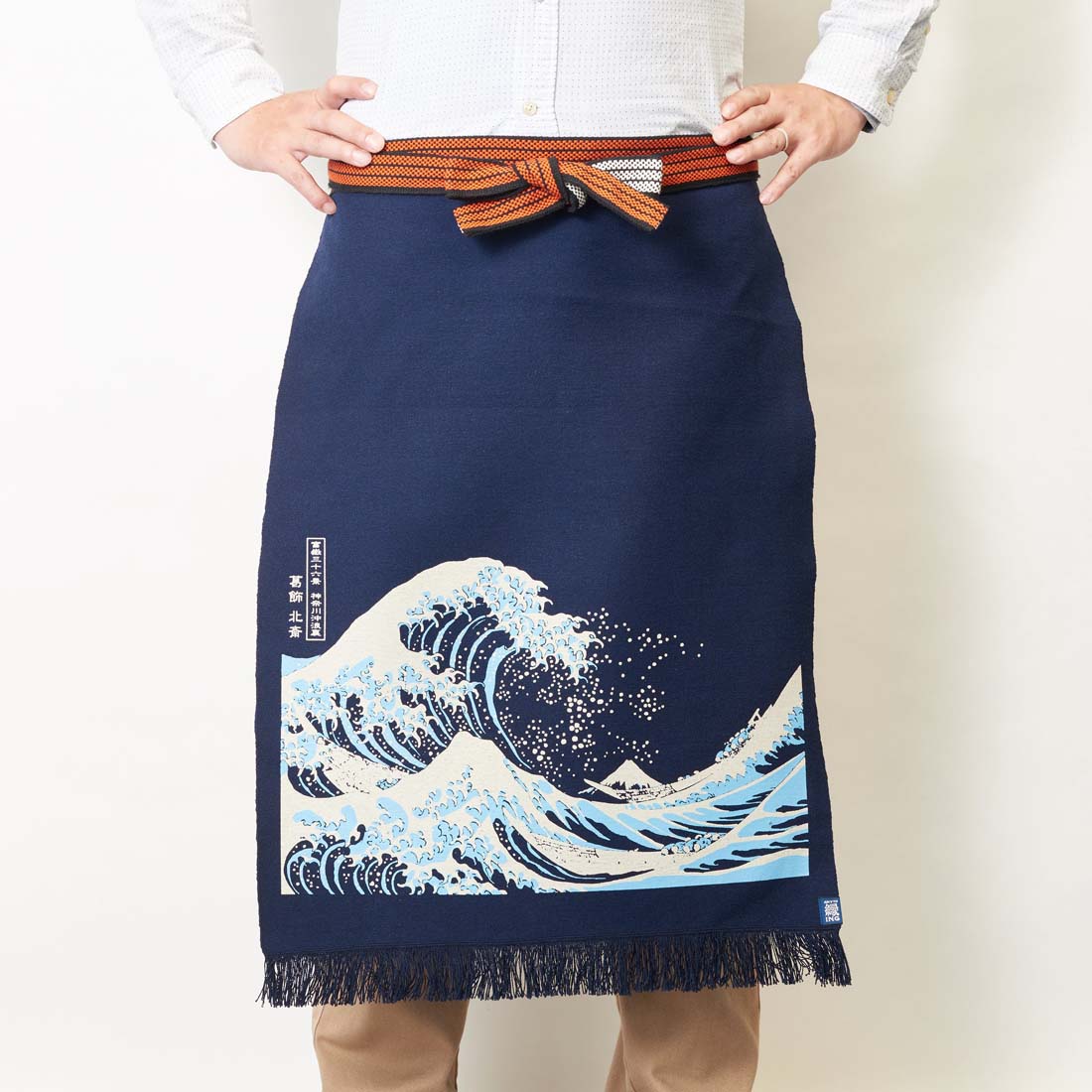 The Great Wave Maekake Canvas Apron