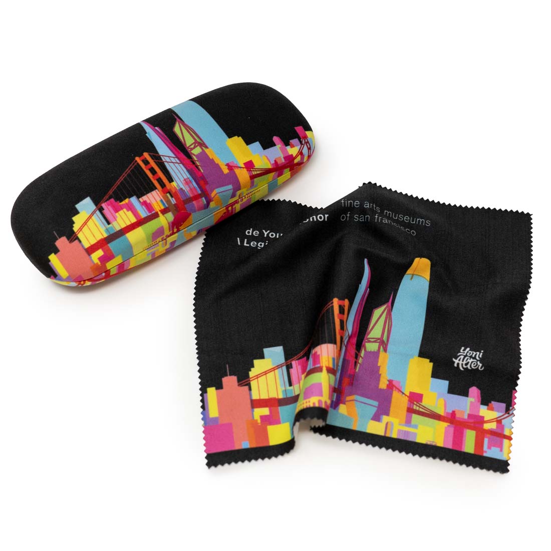 San Francisco Skyline Sunglass &amp; Cloth Case