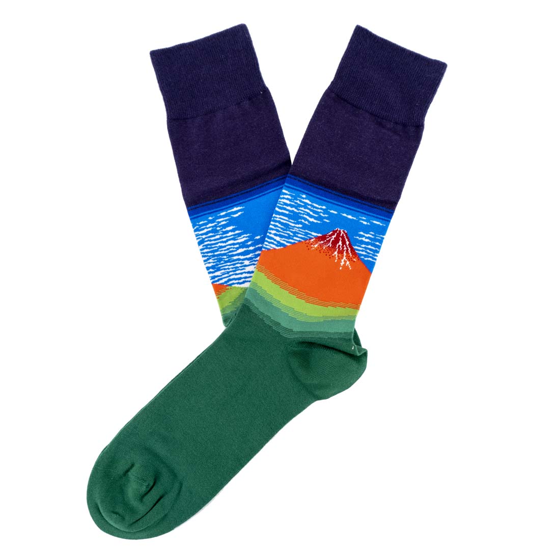 Mt. Fuji in Clear Weather Men&#39;s Socks