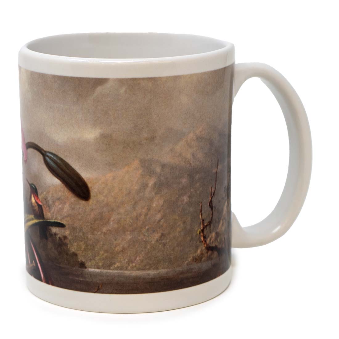 Heade Orchid and Hummingbird Mug