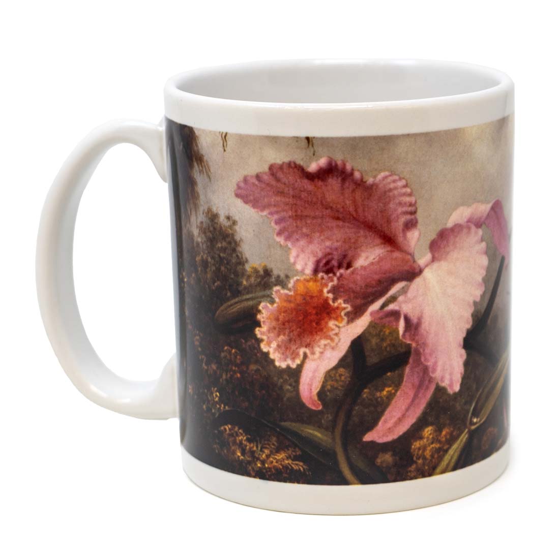 Heade Orchid and Hummingbird Mug