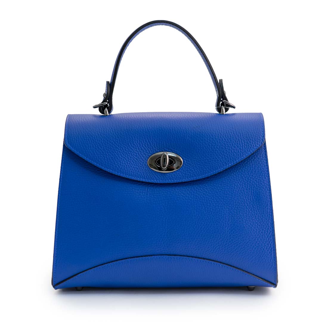 Royal Blue Alba Leather Handbag