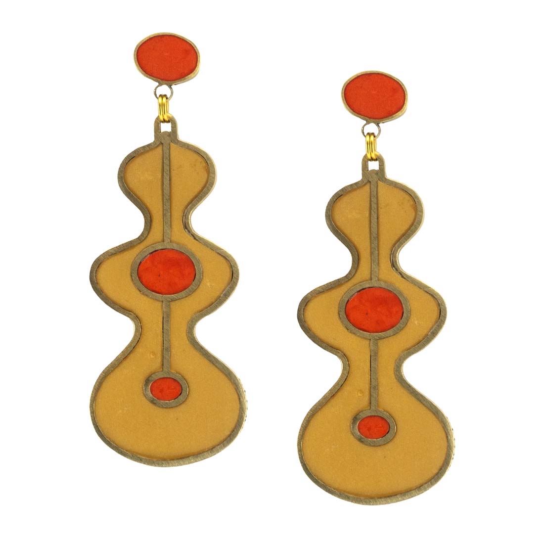 Goldenrod Trio Earrings