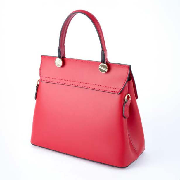 Red Loretta Italian Leather Bag