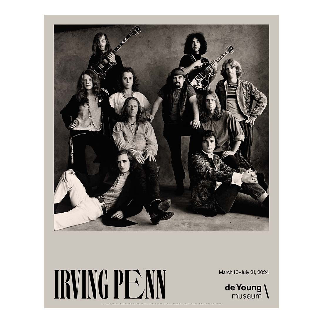 Irving Penn Rock Groups Poster