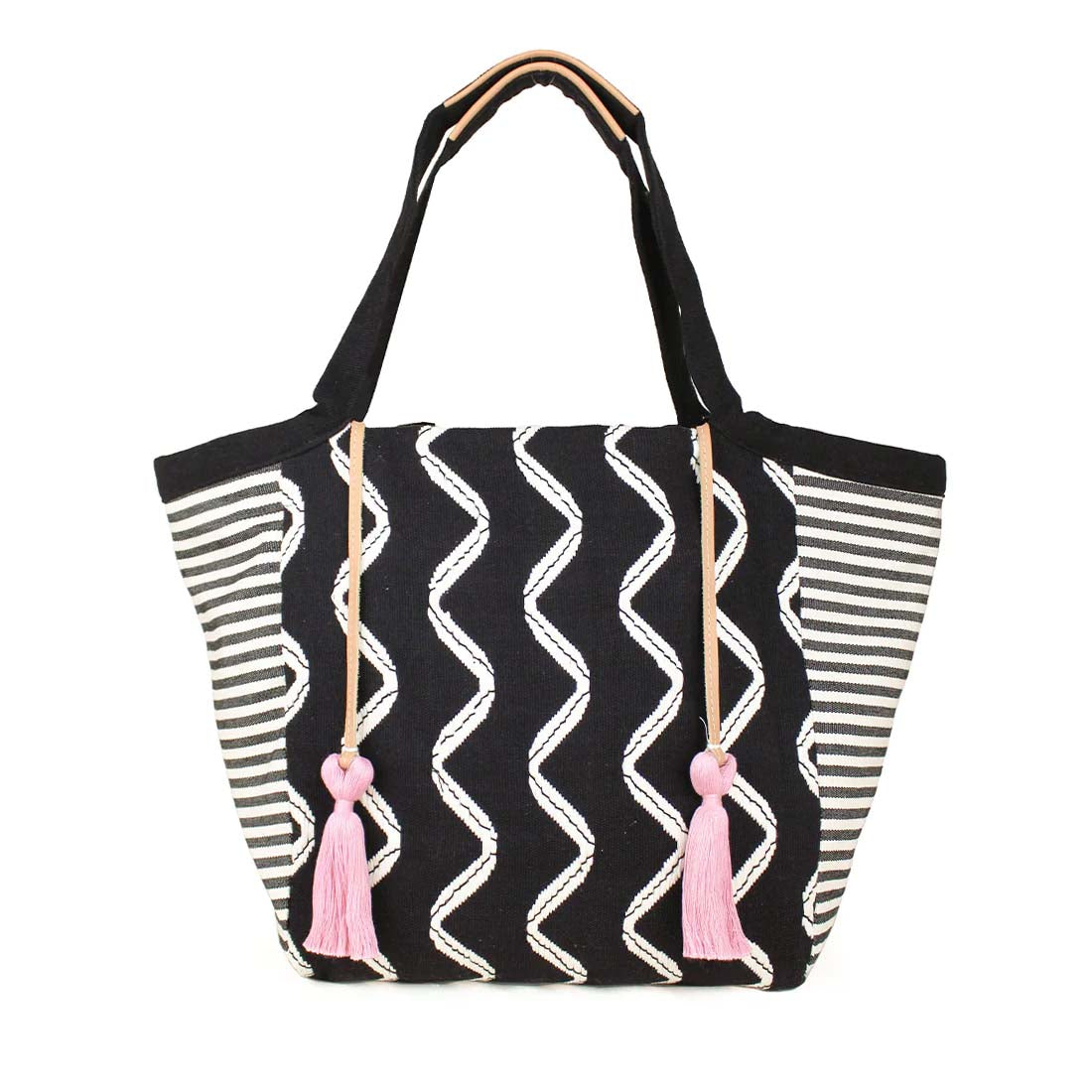 Black Sand Rosa Tote