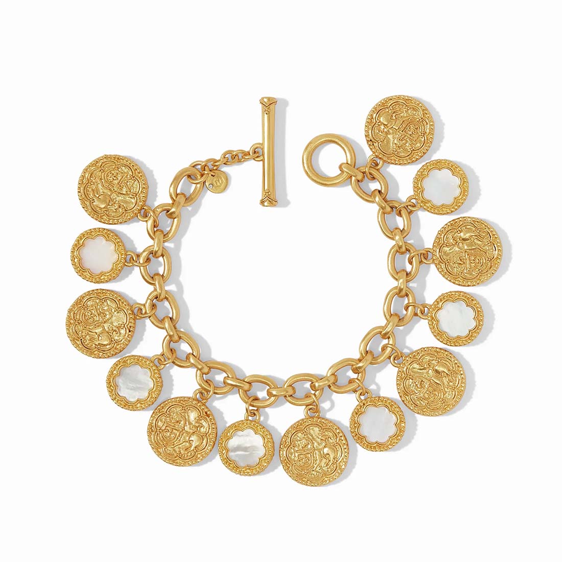 Trieste Coin Charm Bracelet