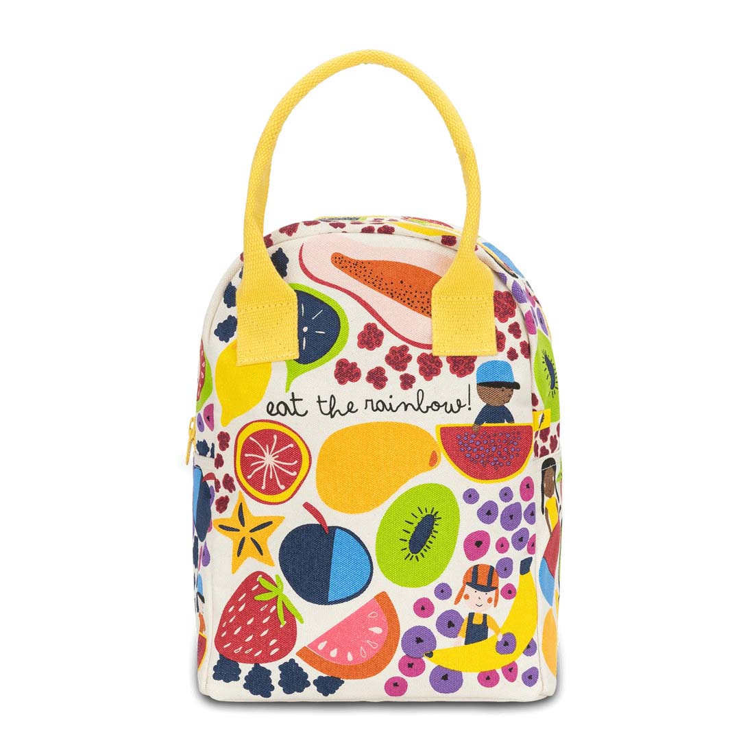 Eat The Rainbow Zipper Lunch Bag