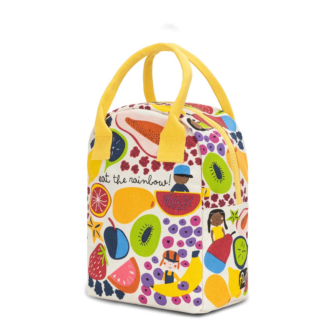 Eat The Rainbow Zipper Lunch Bag