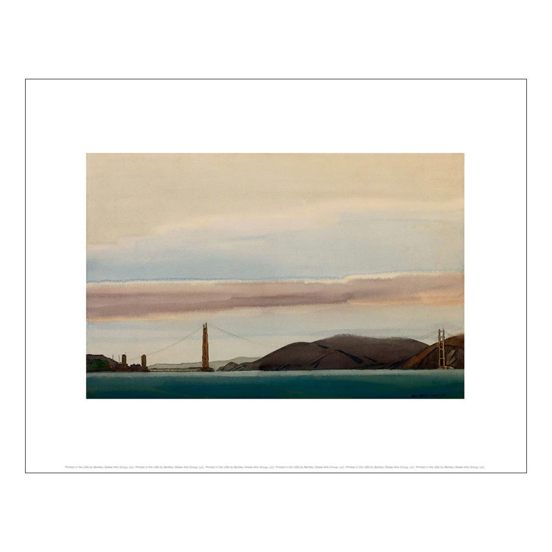 Forman Fog Over the Golden Gates Print