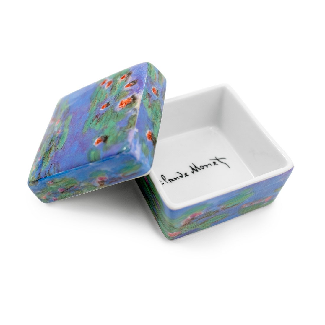 Claude Monet Water Lilies Porcelain Box