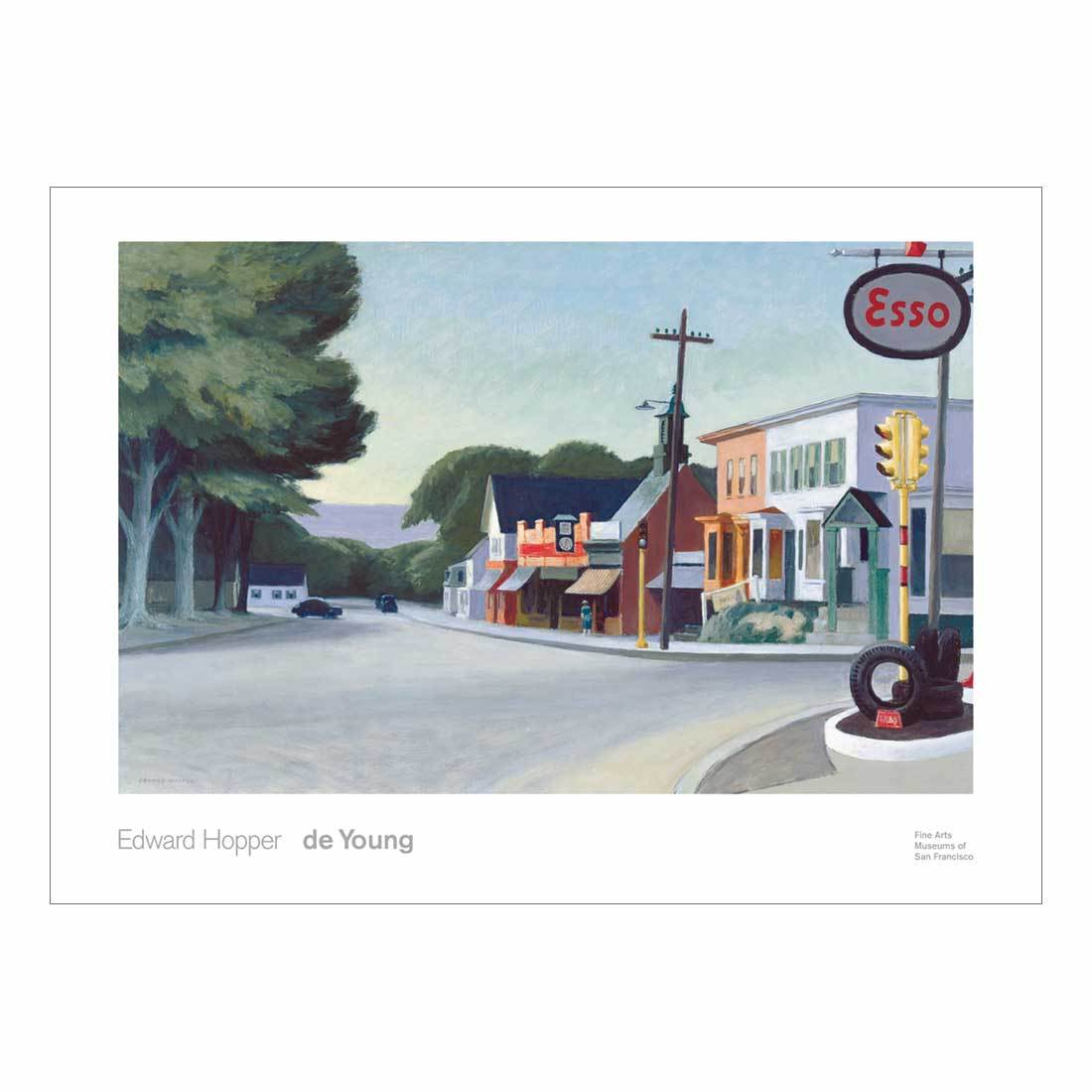 Edward Hopper Portrait of Orleans Poster