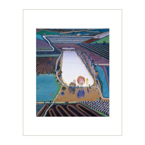 Wayne Thiebaud Ponds and Streams Print