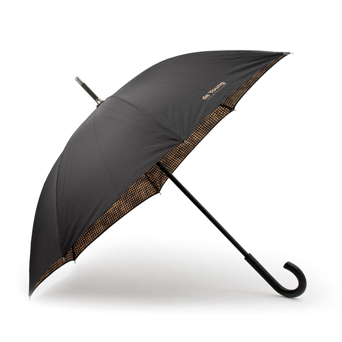 de Young Copper Dots Stick Umbrella