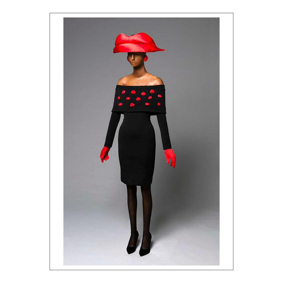 Patrick Kelly Lips Hat &amp; Dress