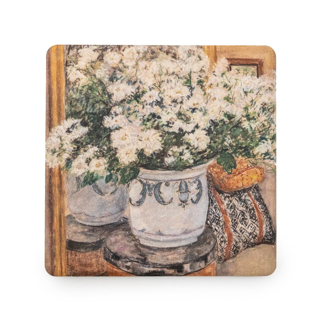 Maze Chrysanthemums Coaster