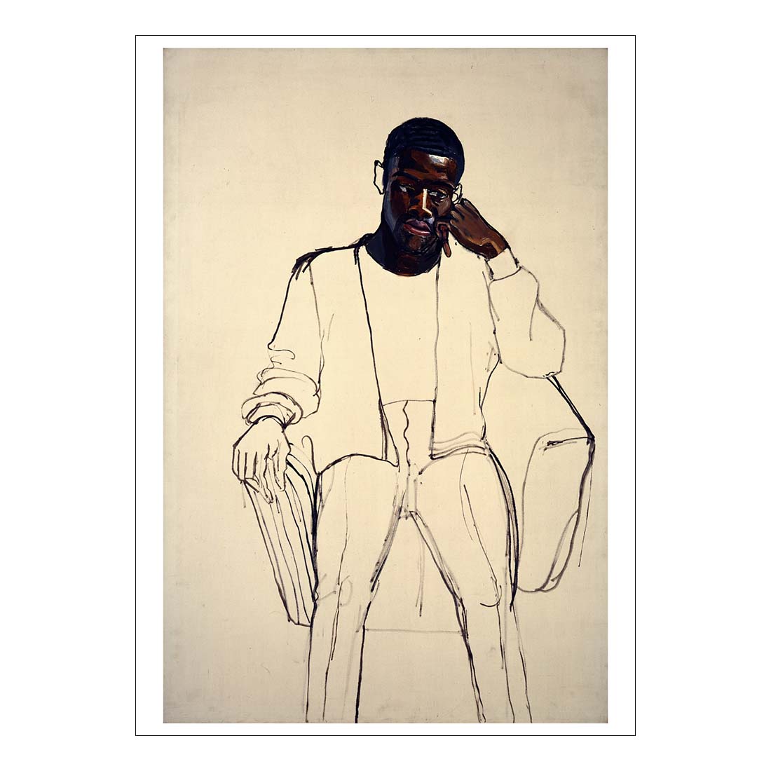 Alice Neel Black Draftee (James Hunter) Postcard