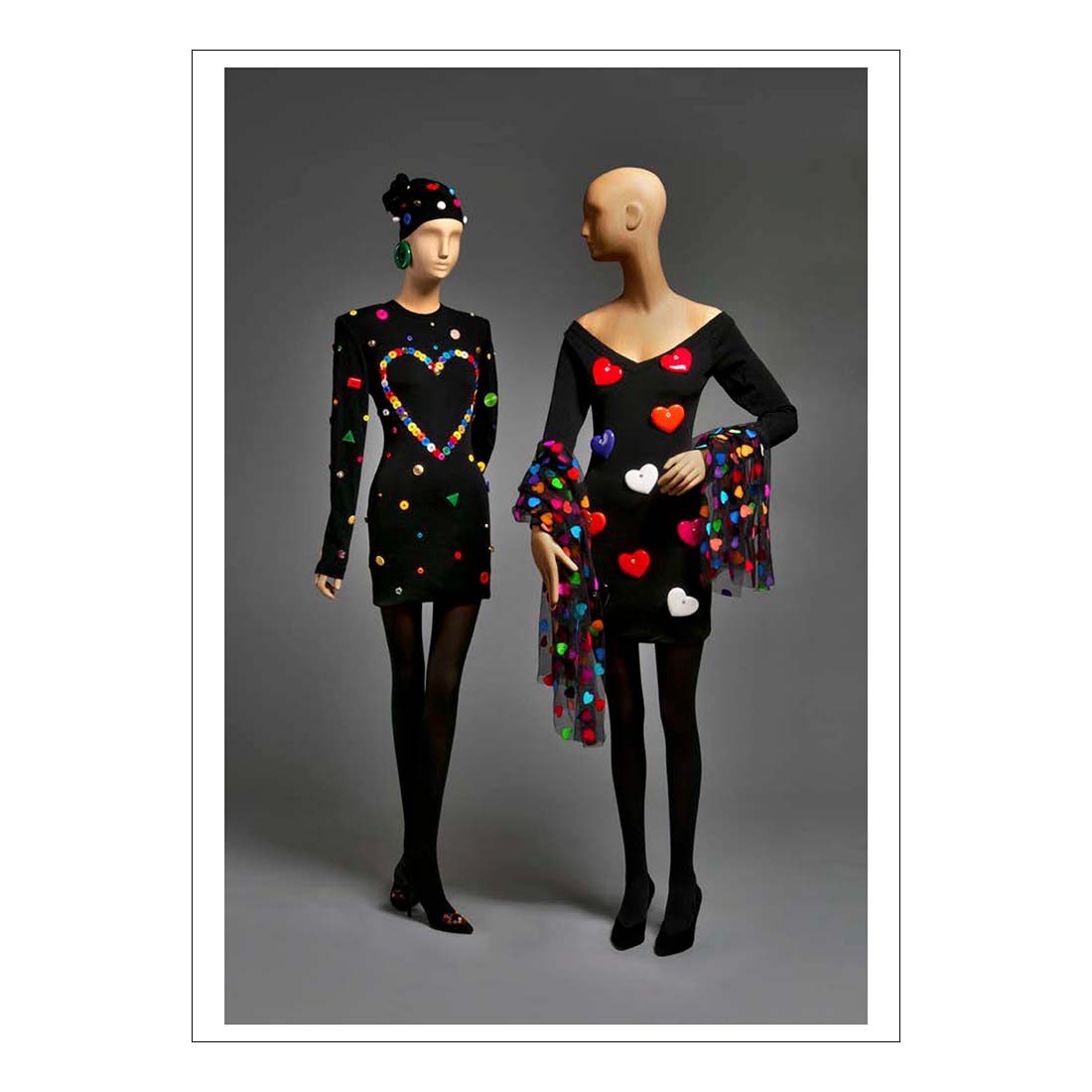 Patrick Kelly Two Dresses &amp; Accessories Postcard