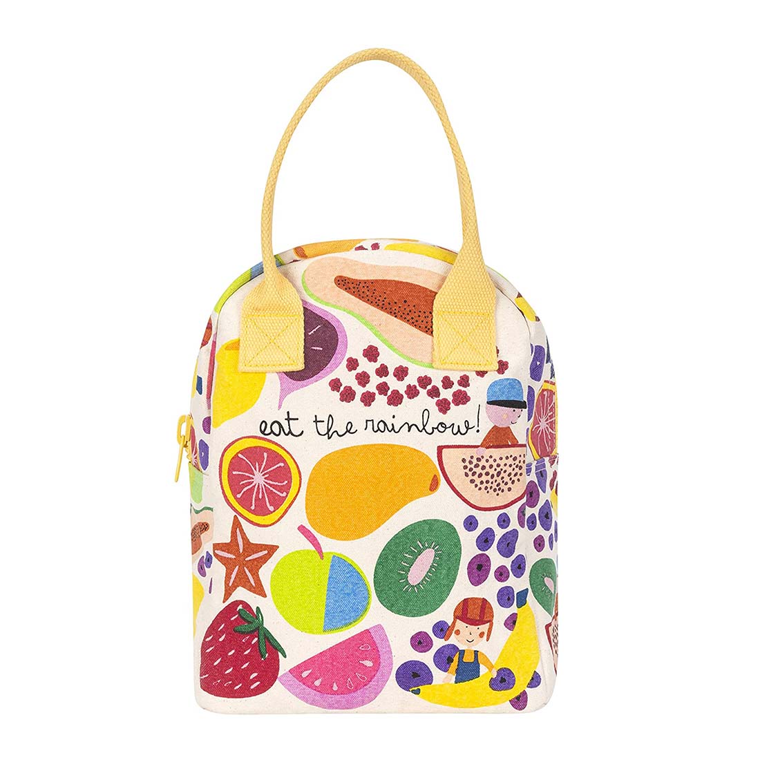 Eat The Rainbow Zipper Lunch Bag