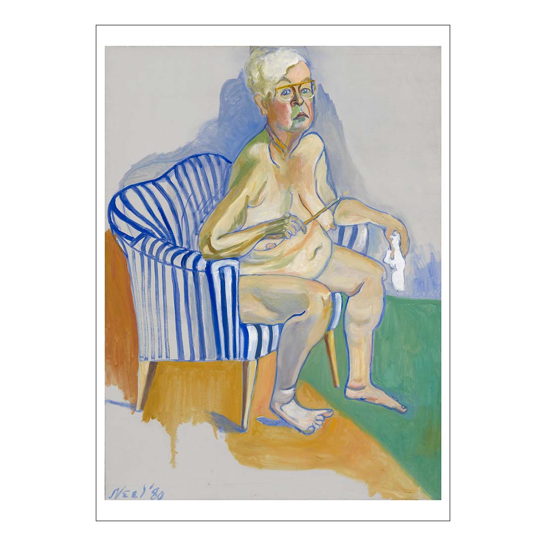 Alice Neel Self-Portrait Postcard