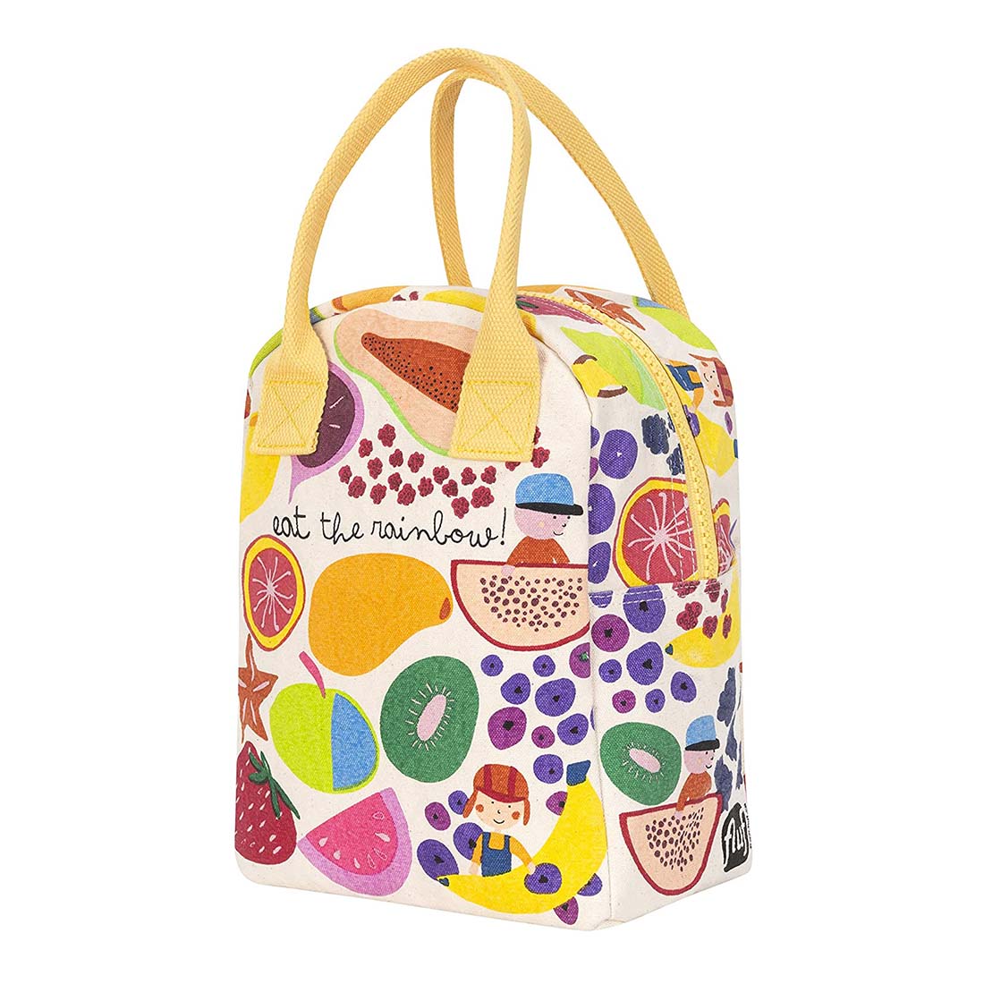 Eat The Rainbow Zipper Lunch Bag