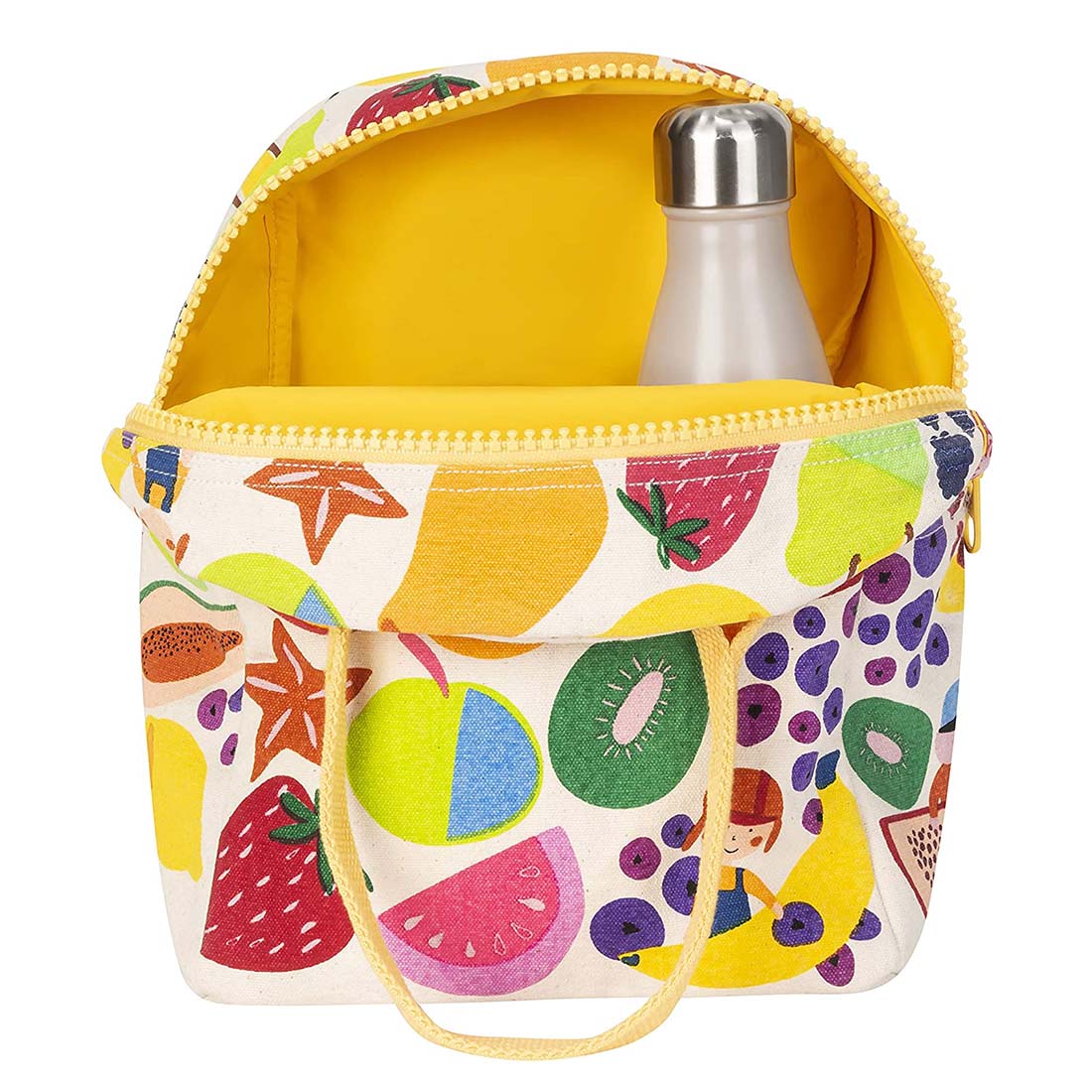 Eat The Rainbow Zipper Lunch Bag