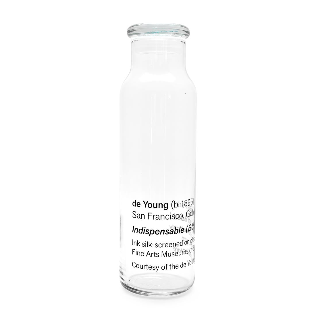 de Young Didactic Glass Bottle