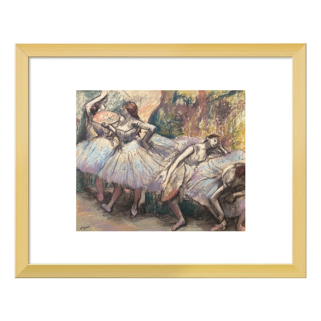 Degas Dancers Framed Print