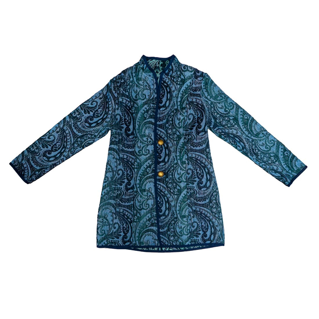 Paisley Mid-Length Jacket