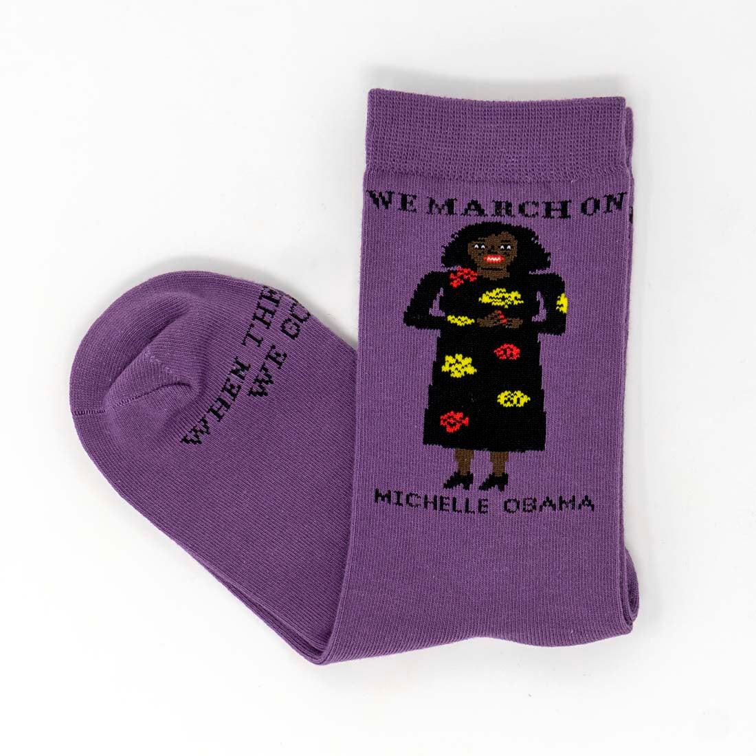 Michelle Obama Crew Socks