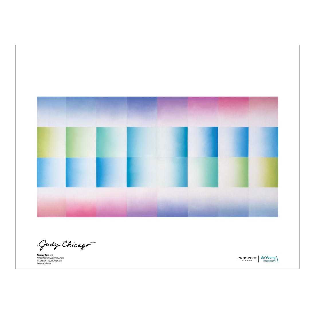 Judy Chicago Evening Fan Print