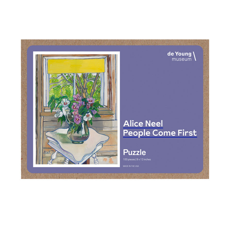 Alice Neel Still Life, Rose of Sharon Mini Puzzle