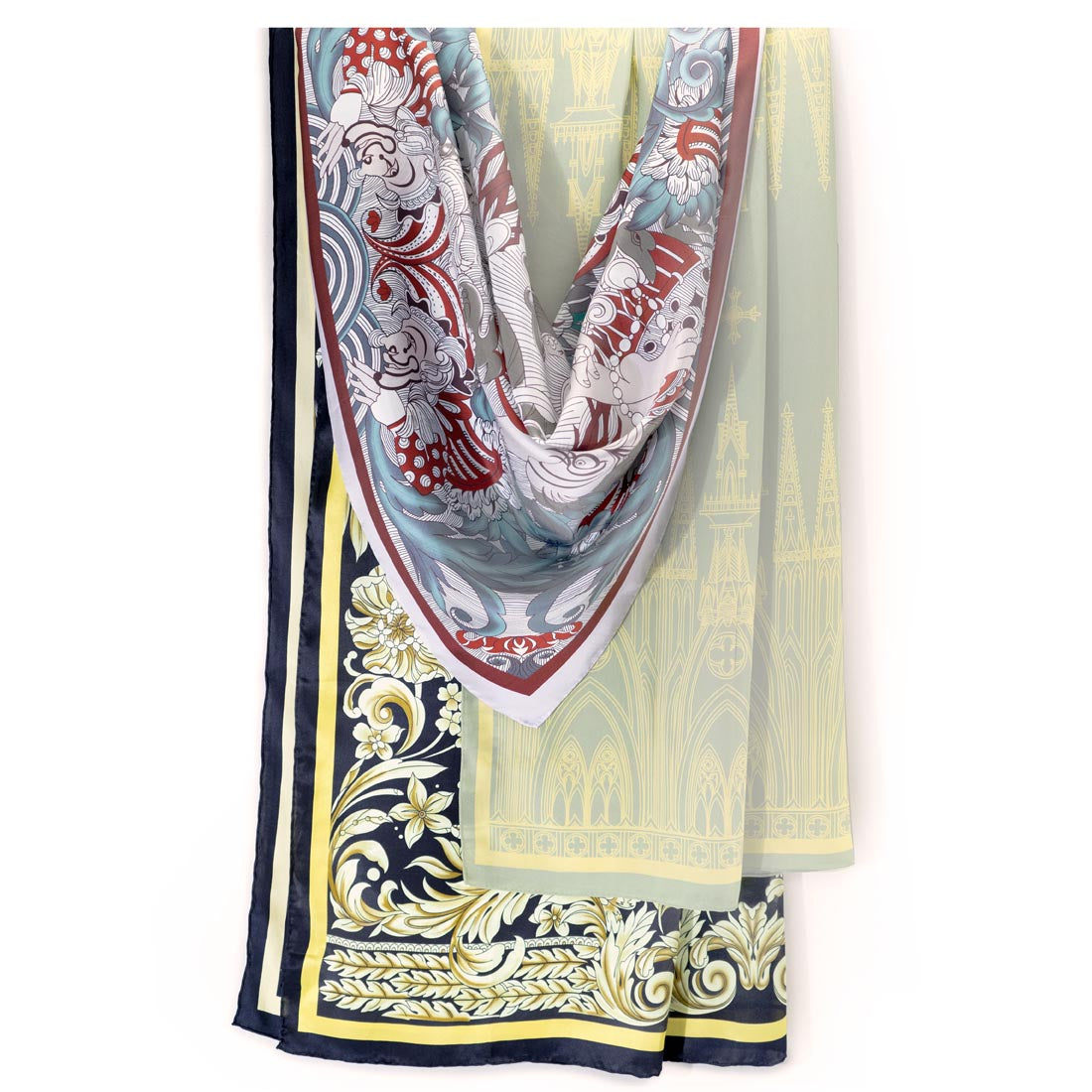 Guo Pei L&#39;Architecture Oblong Scarf