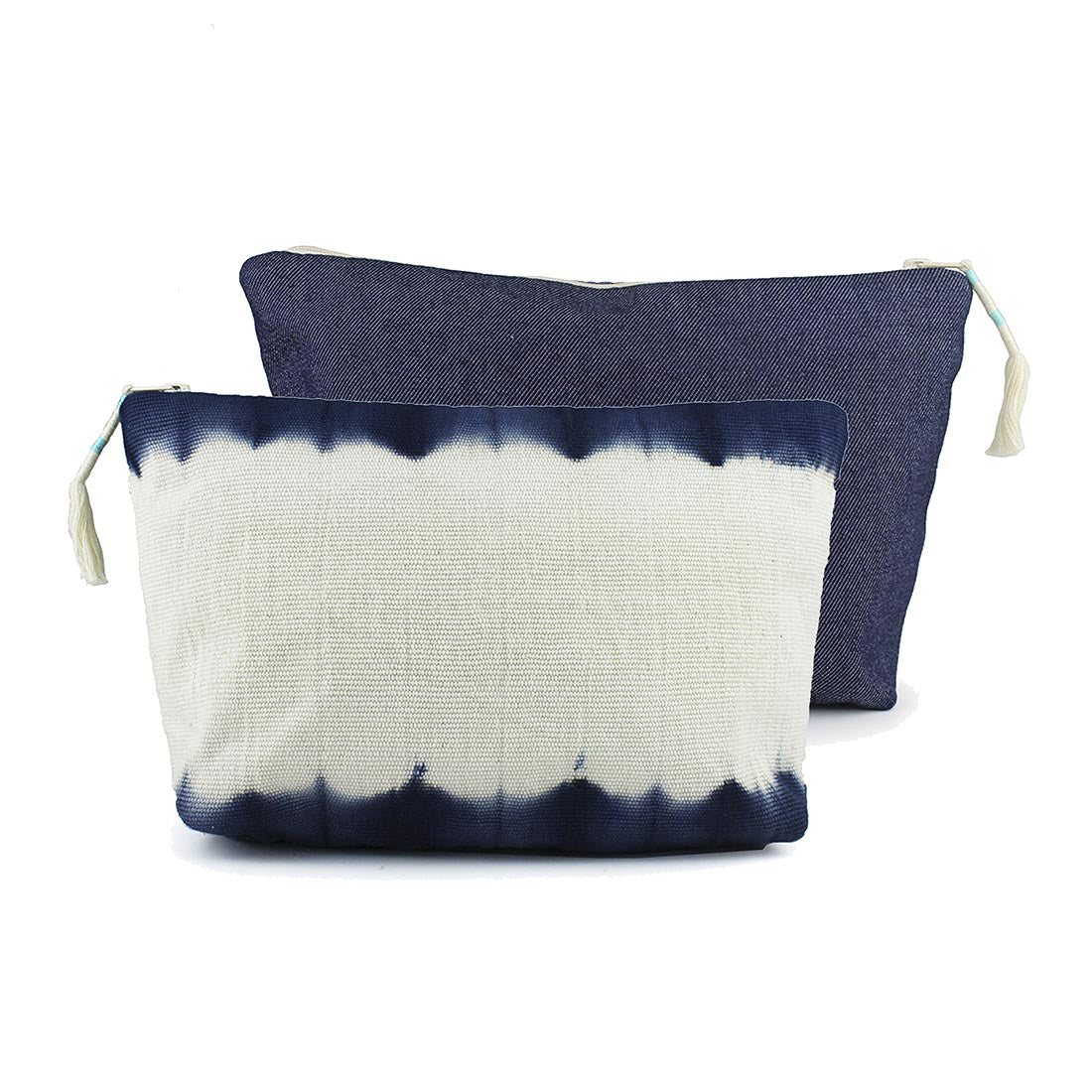 Cristina Dip Dye Denim Pouch